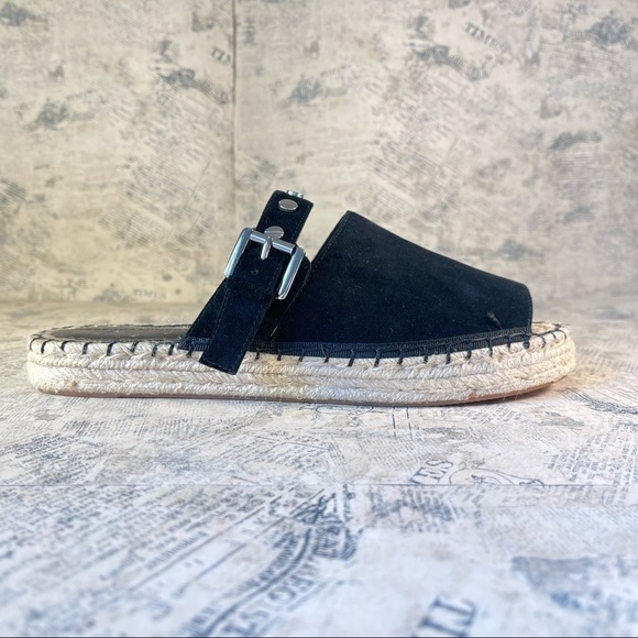 Rebecca Minkoff Women's Gala Suede Espadrille Slides - Picture 1 of 11
